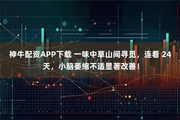 神牛配资APP下载 一味中草山间寻觅，连着 24 天，小脑萎缩不适显著改善！