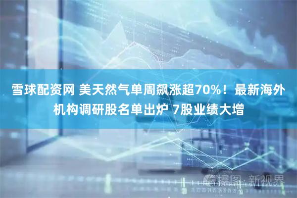 雪球配资网 美天然气单周飙涨超70%！最新海外机构调研股名单出炉 7股业绩大增
