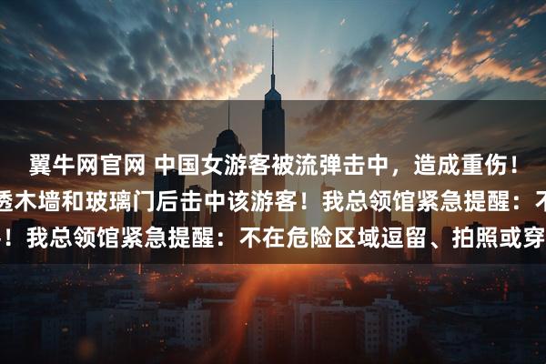 翼牛网官网 中国女游客被流弹击中，造成重伤！最新消息披露：子弹穿透木墙和玻璃门后击中该游客！我总领馆紧急提醒：不在危险区域逗留、拍照或穿行